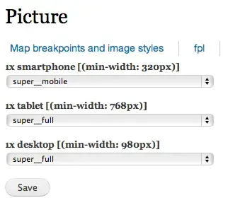 Configuration UI for breakpoints within Picture module