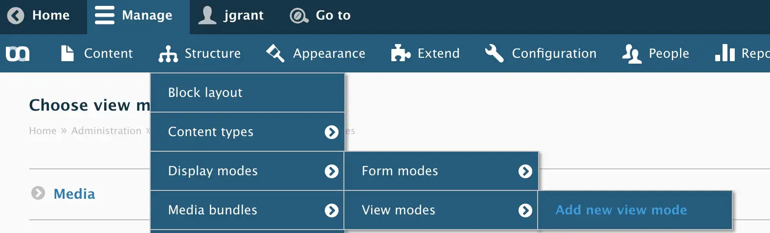 Emulsify - Manage display setting